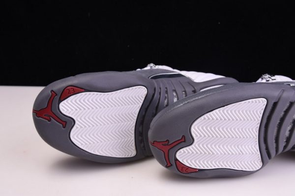 Air Jordan 12 Gs White / Dark Grey 153265-160