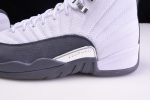Air Jordan 12 Gs White / Dark Grey 153265-160