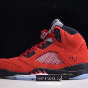 Air Jordan 5 Raging Bull 2021 Red Suede Dd0587-600