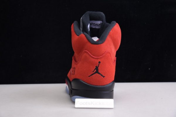 Air Jordan 5 Raging Bull 2021 Red Suede Dd0587-600