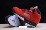 Air Jordan 5 Raging Bull 2021 Red Suede Dd0587-600