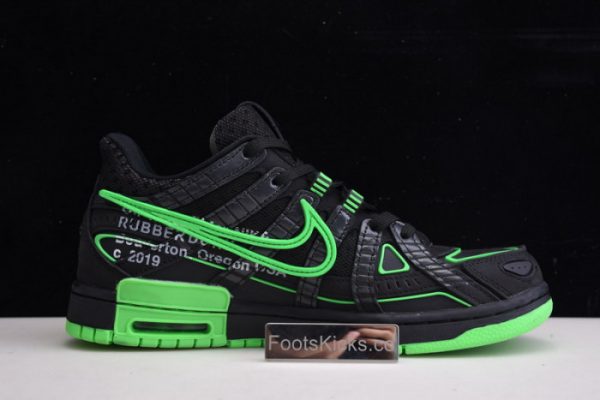 Ofw X Nike Air Rubber Dunk ¡°Green Strike¡± Cu6015-001