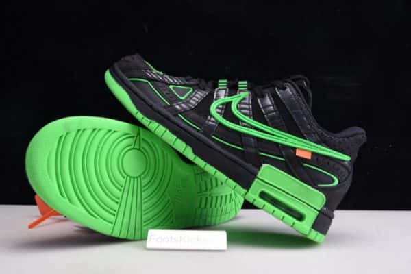 Ofw X Nike Air Rubber Dunk ¡°Green Strike¡± Cu6015-001