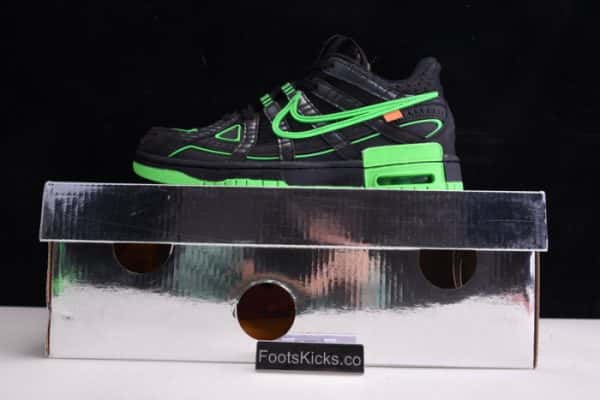 Ofw X Nike Air Rubber Dunk ¡°Green Strike¡± Cu6015-001