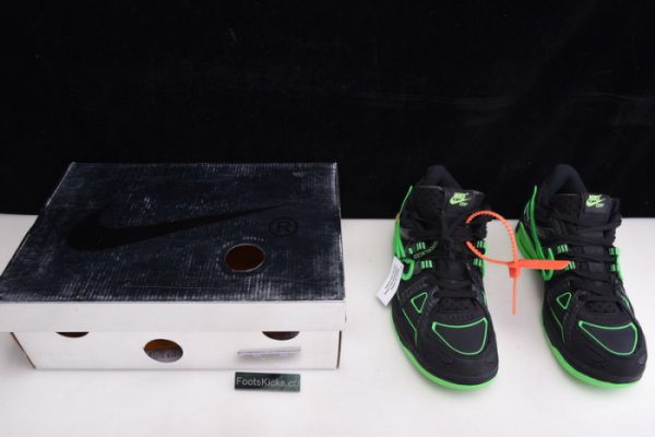Ofw X Nike Air Rubber Dunk ¡°Green Strike¡± Cu6015-001