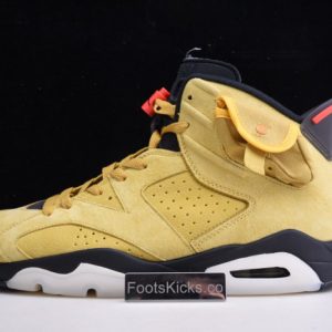Travis Scott Air Jordan 6 Yellow Cactus Jack Cn1084-300