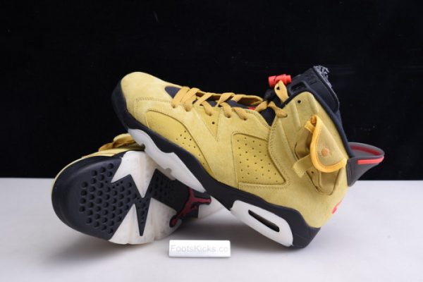 Travis Scott Air Jordan 6 Yellow Cactus Jack Cn1084-300
