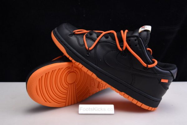 Ofw Nike Dunk Low Univeristy Red Wolf Grey Ct0856-002