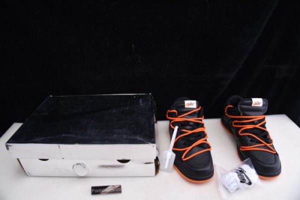 Ofw Nike Dunk Low Univeristy Red Wolf Grey Ct0856-002