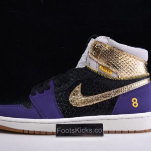 Kobe Bryant X Air Jordan 1 High Og Black-Purple 555088-171