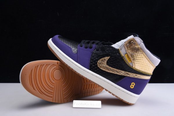Kobe Bryant X Air Jordan 1 High Og Black-Purple 555088-171