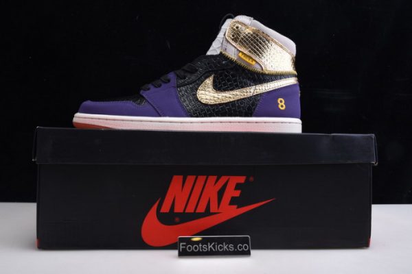 Kobe Bryant X Air Jordan 1 High Og Black-Purple 555088-171