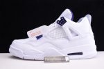 Air Jordan 4 Retro ¡°Pure Money¡± White Purple Ct8527-115