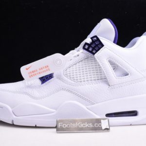 Air Jordan 4 Retro ¡°Pure Money¡± White Purple Ct8527-115