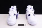 Air Jordan 4 Retro ¡°Pure Money¡± White Purple Ct8527-115