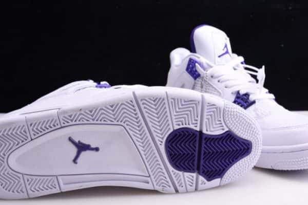 Air Jordan 4 Retro ¡°Pure Money¡± White Purple Ct8527-115