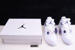 Air Jordan 4 Retro ¡°Pure Money¡± White Purple Ct8527-115