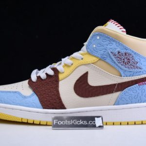 Air Jordan 1 Mid Se Fearless Ma*S*N Chateau Cu2803-200