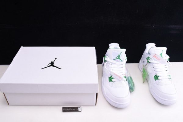 Air Jordan 4 Retro ¡°Pure Money¡± White Green Ct8527-113