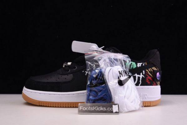 Travis Scott X Nike Air Force 1 Astroworld Black Cn2405 901