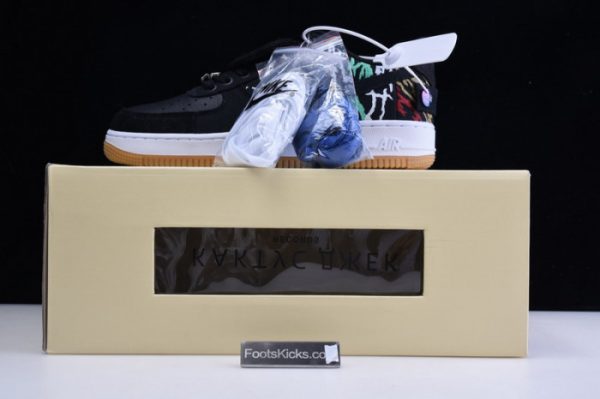 Travis Scott X Nike Air Force 1 Astroworld Black Cn2405 901