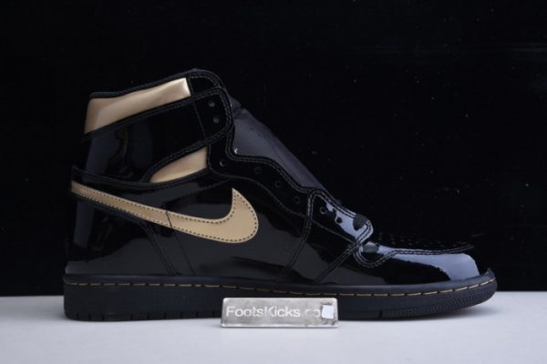 Air Jordan 1 High Og Patent ¡®Black Gold¡¯ 555088-032