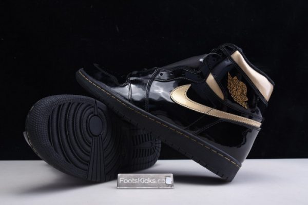 Air Jordan 1 High Og Patent ¡®Black Gold¡¯ 555088-032