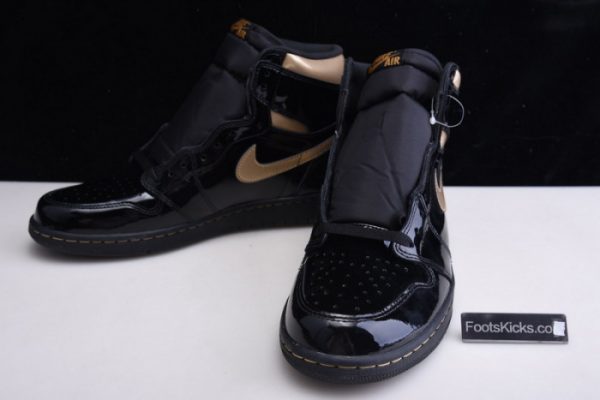 Air Jordan 1 High Og Patent ¡®Black Gold¡¯ 555088-032