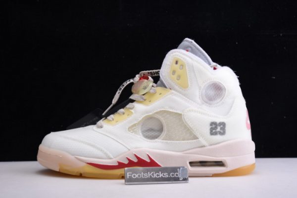 Ofw Air Jordan 5 Ice Cream Colorway Ct8480-002