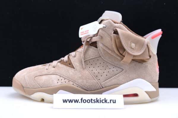 Travis Scott X Air Jordan 6 ¡°British Khaki ¡± Dh0690-200