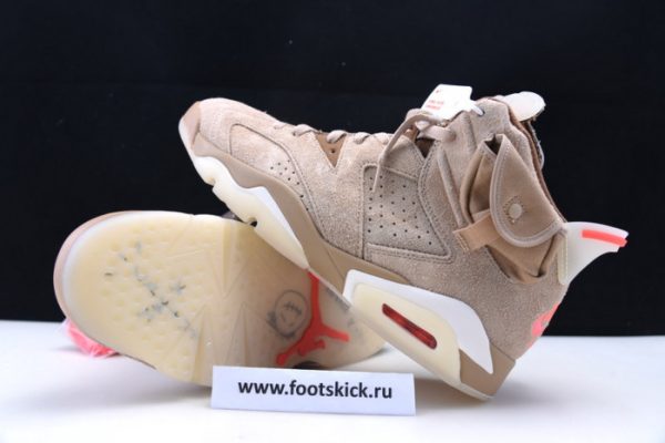 Travis Scott X Air Jordan 6 ¡°British Khaki ¡± Dh0690-200