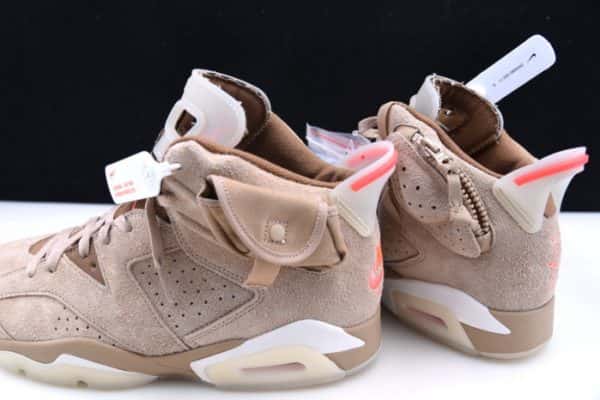 Travis Scott X Air Jordan 6 ¡°British Khaki ¡± Dh0690-200