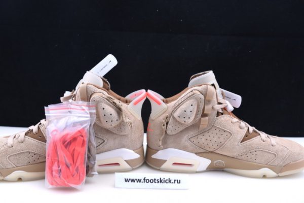 Travis Scott X Air Jordan 6 ¡°British Khaki ¡± Dh0690-200
