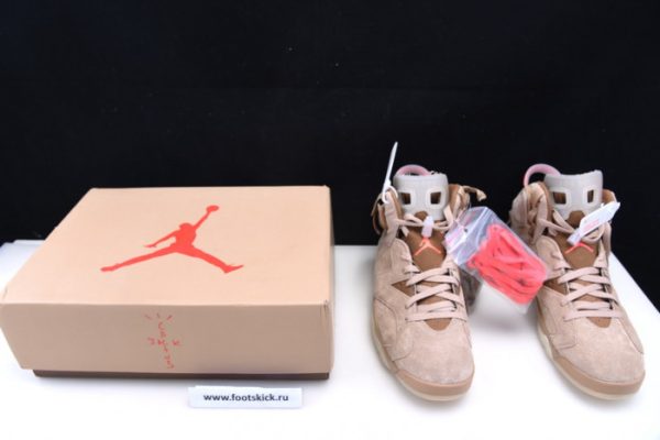 Travis Scott X Air Jordan 6 ¡°British Khaki ¡± Dh0690-200