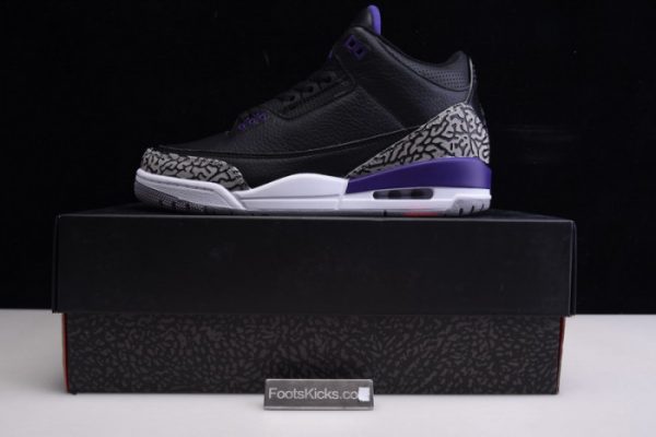 Air Jordan 3 Retro ''Court Purple'' Ct8532-050
