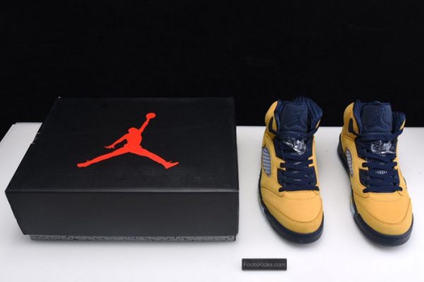 Air Jordan 5 Retro Sp ''Michigan'' Cq9541-704