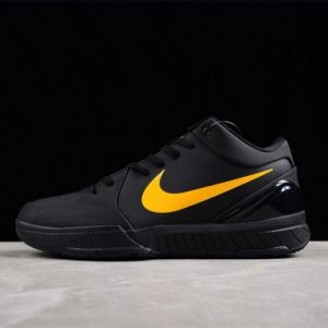 Nike Kobe 4 Protro Black University Gold Fq3544-002