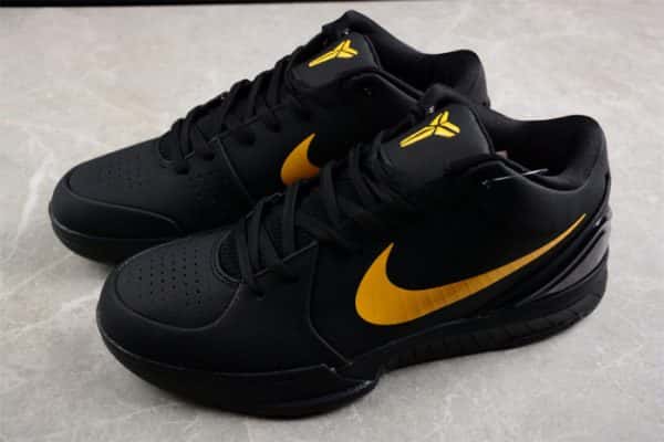 Nike Kobe 4 Protro Black University Gold Fq3544-002
