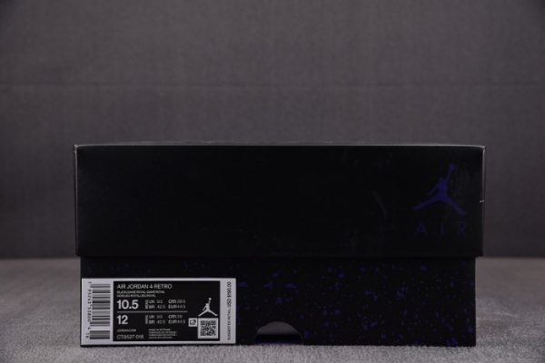 Air Jordan 4 Black And Bule Ct8527-018