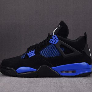 Air Jordan 4 Black And Bule Ct8527-018