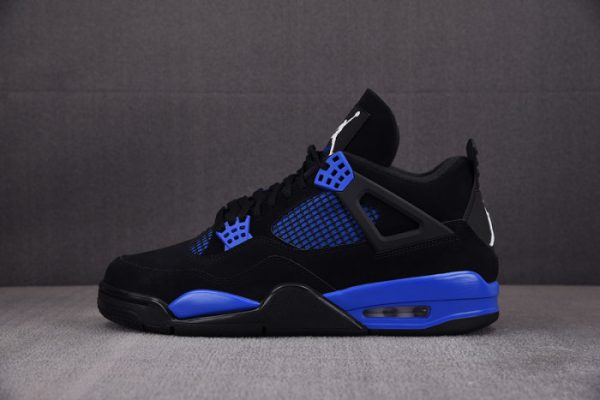 Air Jordan 4 Black And Bule Ct8527-018