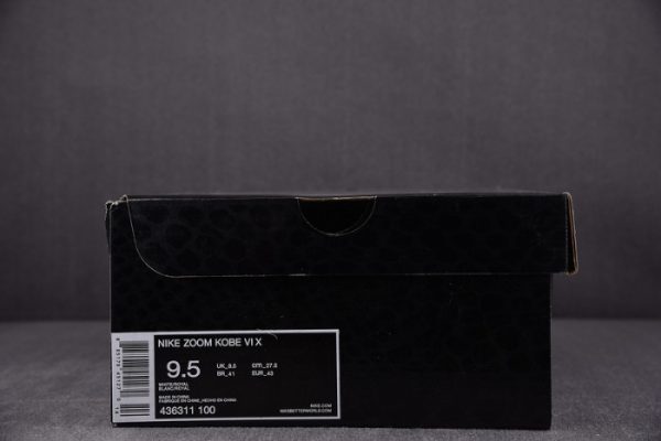 Nike Zoom Kobe Vi Protro 6 White Royal Black 436311-100