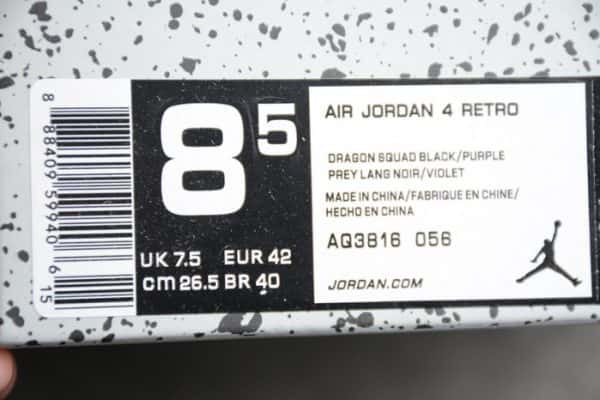 Air Jordan 4 Retro Raptors Drake Ovo Aq3816-056