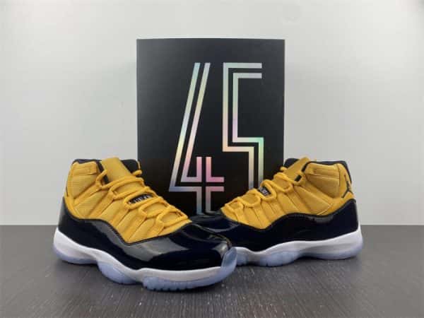 Air Jordan 11 Retro Black Yellow Ct8012-118