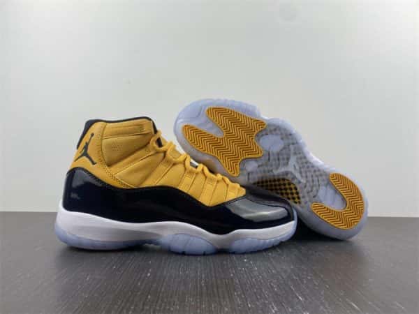 Air Jordan 11 Retro Black Yellow Ct8012-118