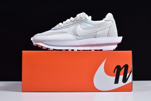 Sacai Nike Ldv Waffle White Nylon Bv0073-101