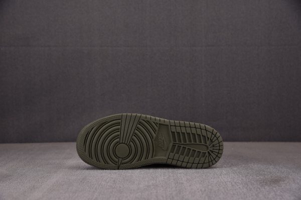 Kids Air Jordan 1 Retro Low OG SP Travis Scott Olive DZ5909-106