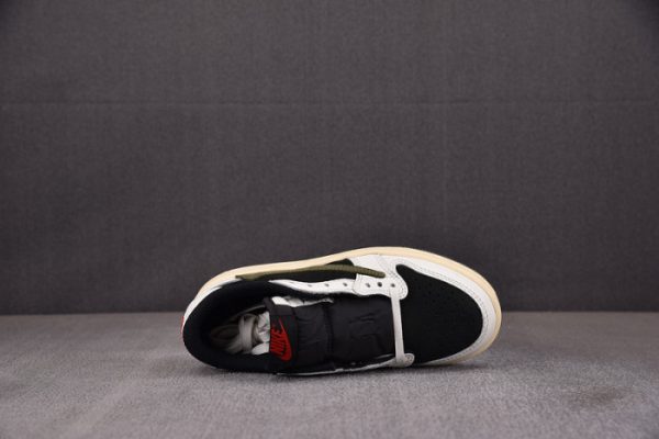 Kids Air Jordan 1 Retro Low OG SP Travis Scott Olive DZ5909-106