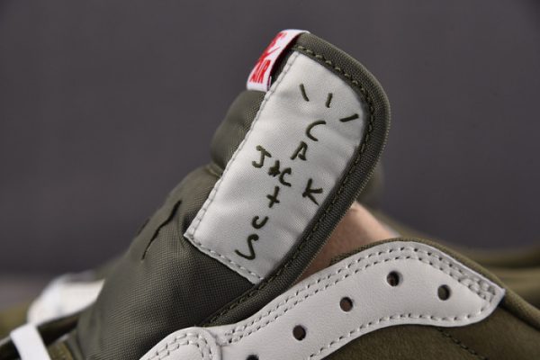 Travis Scott X Air Jordan 1 Low Og Medium Olive Dm7866-200