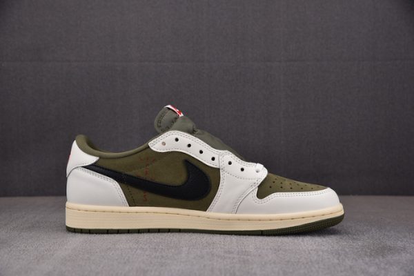 Travis Scott X Air Jordan 1 Low Og Medium Olive Dm7866-200